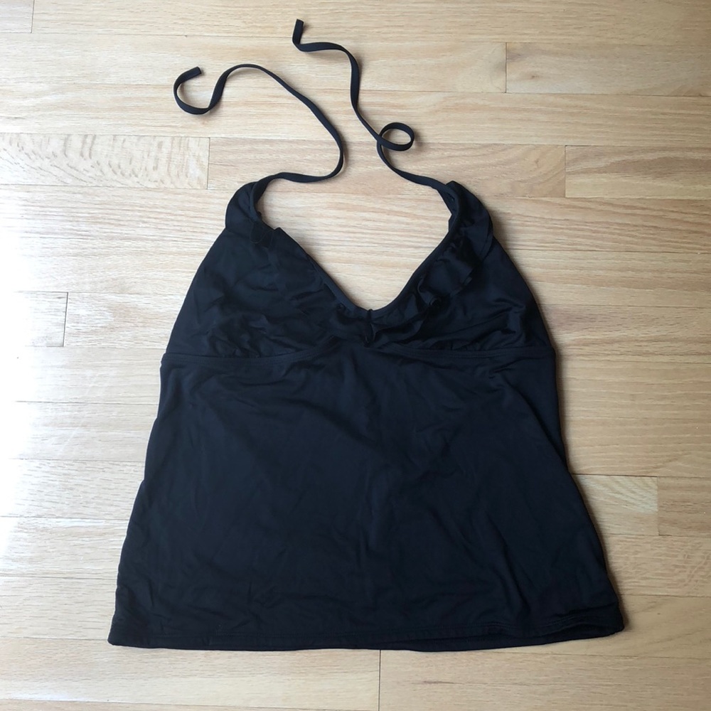 Ruffle Halter Style Tankini Top